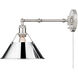 Orwell 1 Light 10 inch Pewter Articulating Wall Sconce Wall Light in Chrome, Adjustable