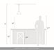 Conique 1 Light 9.88 inch Light Walnut Pendant Ceiling Light