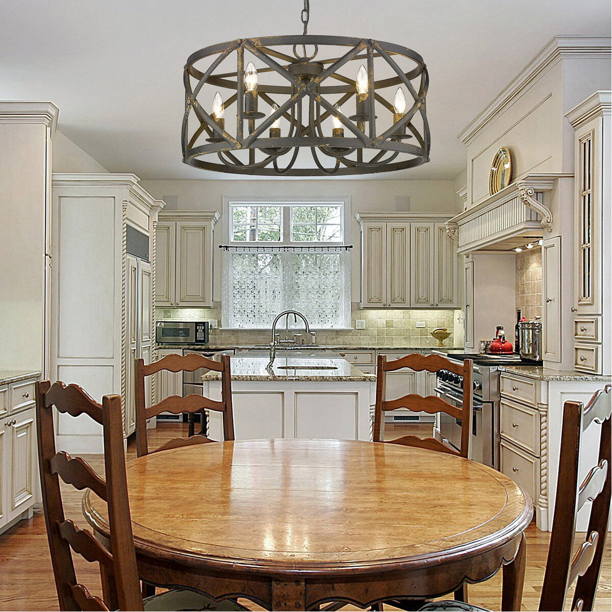 Black iron dining room lights clearance