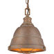 Bartlett Pendant Ceiling Light in Copper Patina, Small