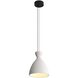 Aethera LED 9.88 inch White Sandstone Cement Pendant Ceiling Light