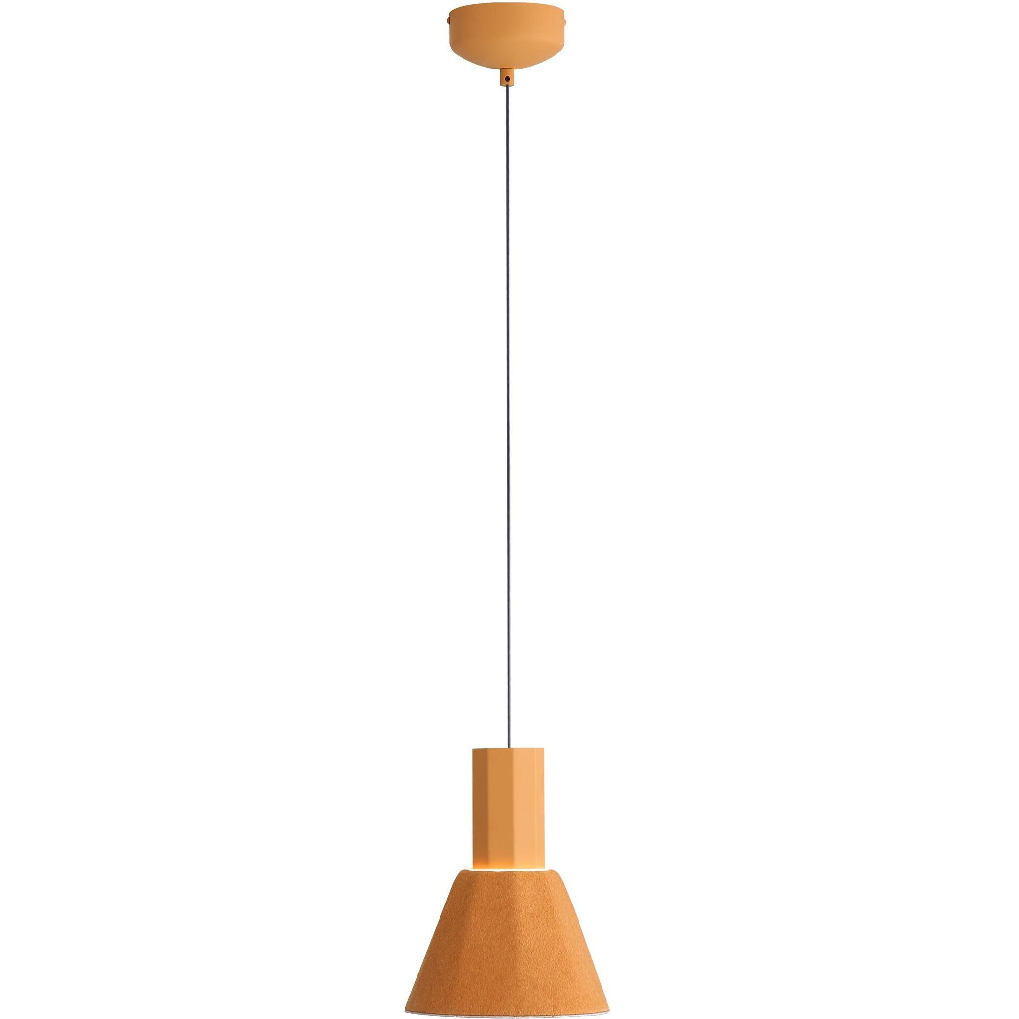Faroe Pendant Ceiling Light in Earth Yellow/Grey