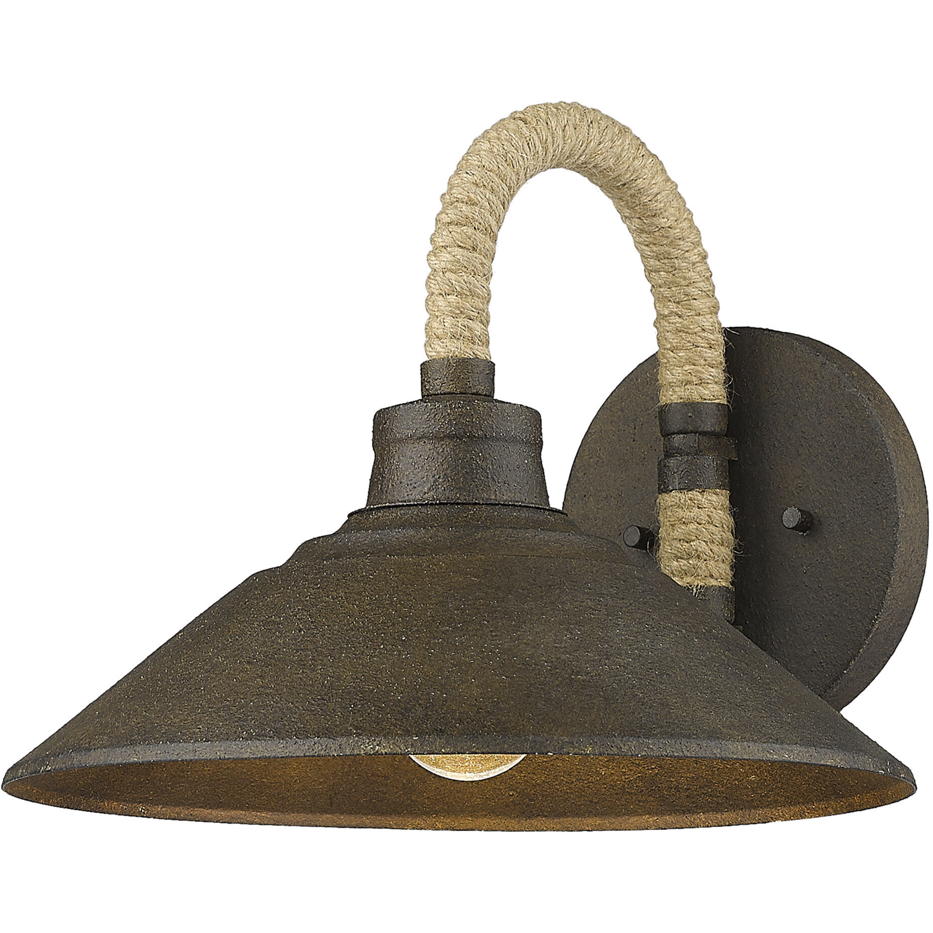 Journey 1 Light 12 inch Dark Rust Wall Sconce Wall Light