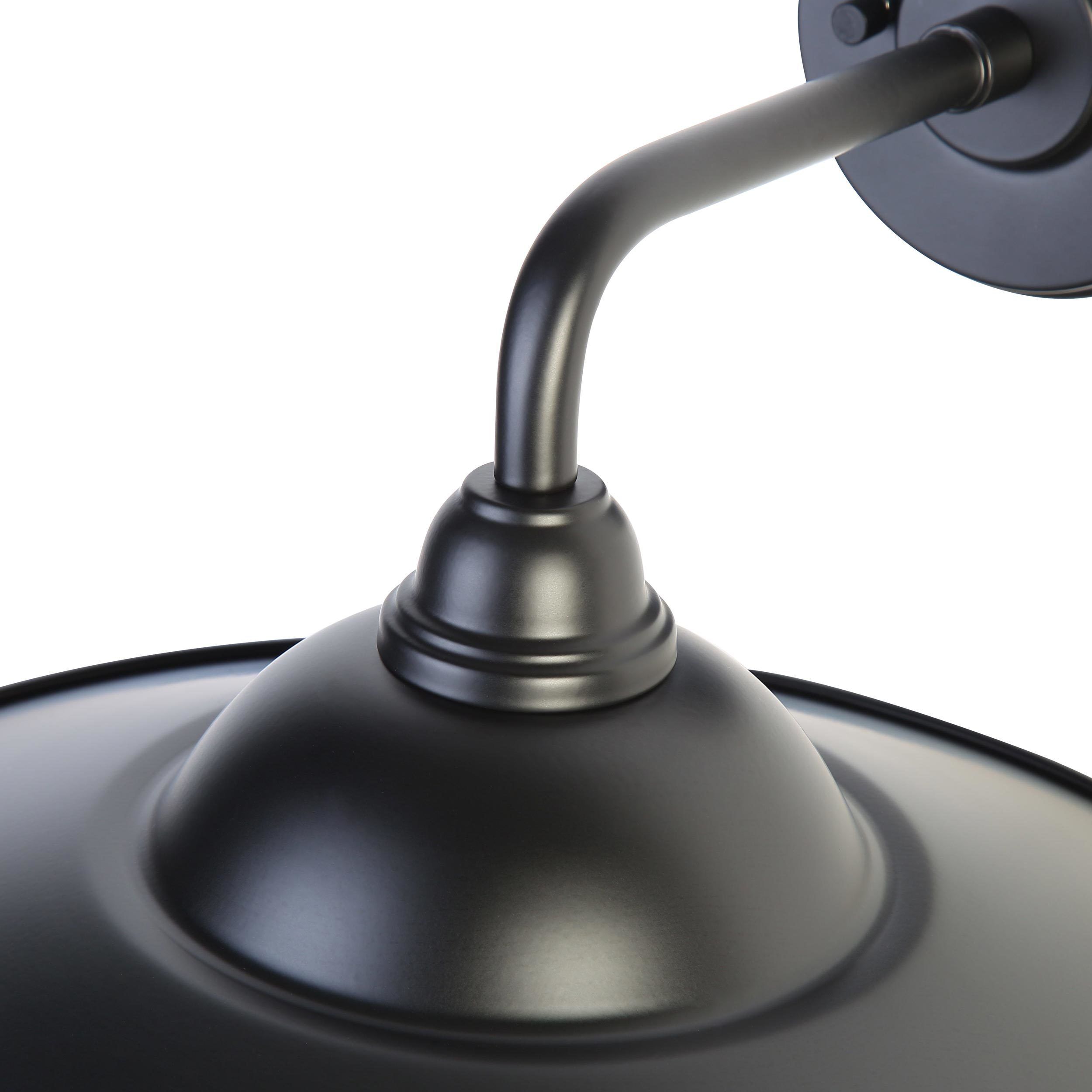 Yep Croma 1 Light 15.5 inch Matte Black Outdoor Wall in No Glass