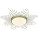 Kieran LED 24 inch White Gold Flush Mount Ceiling Light