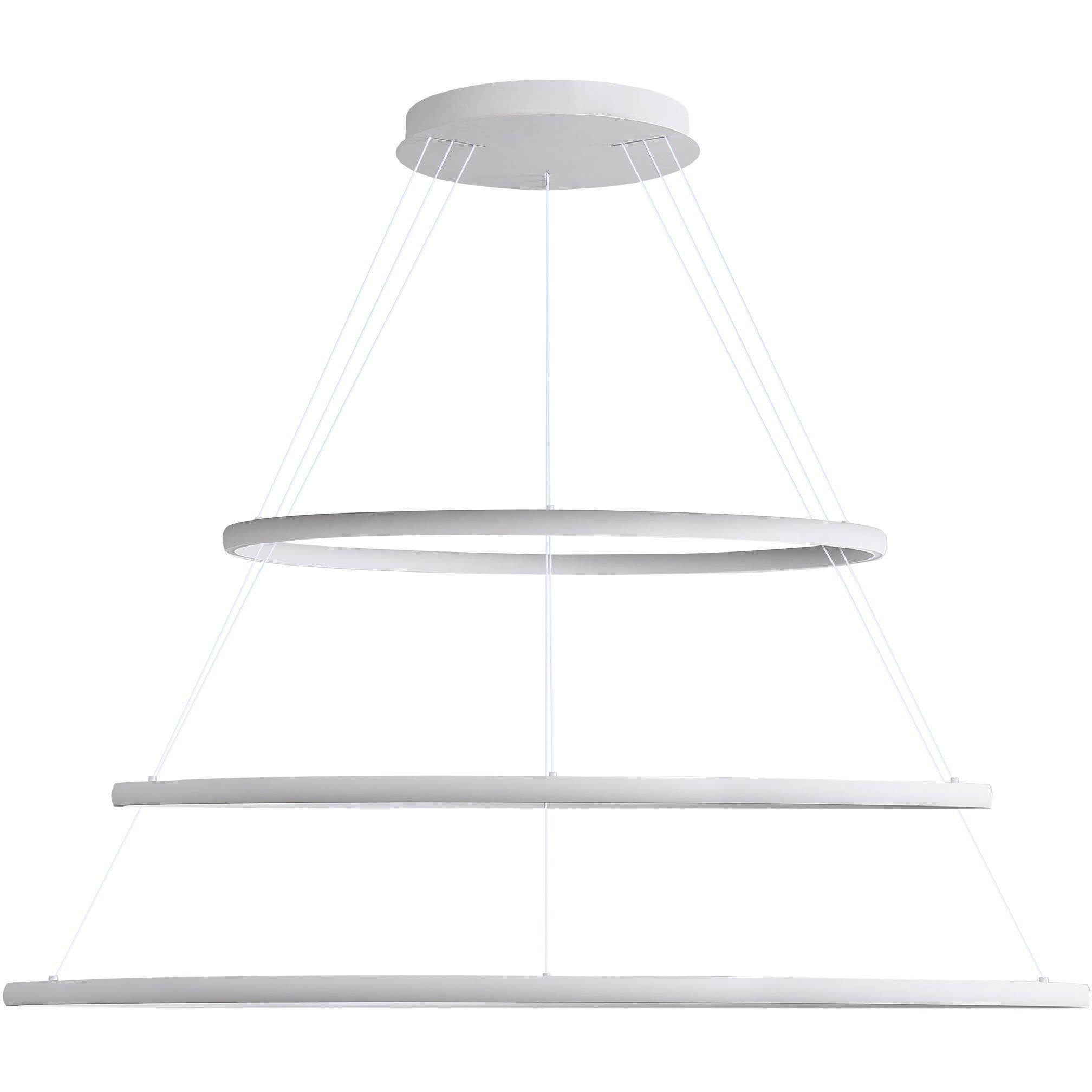 Veritas 70.88 inch 120.00 watt Sand White Chandelier Ceiling Light, 3 Tier