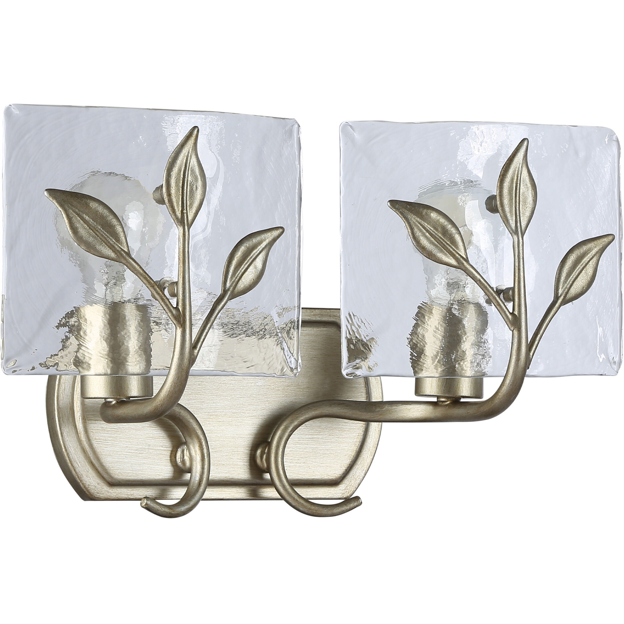 Calla Vanity Wall Light in White Gold