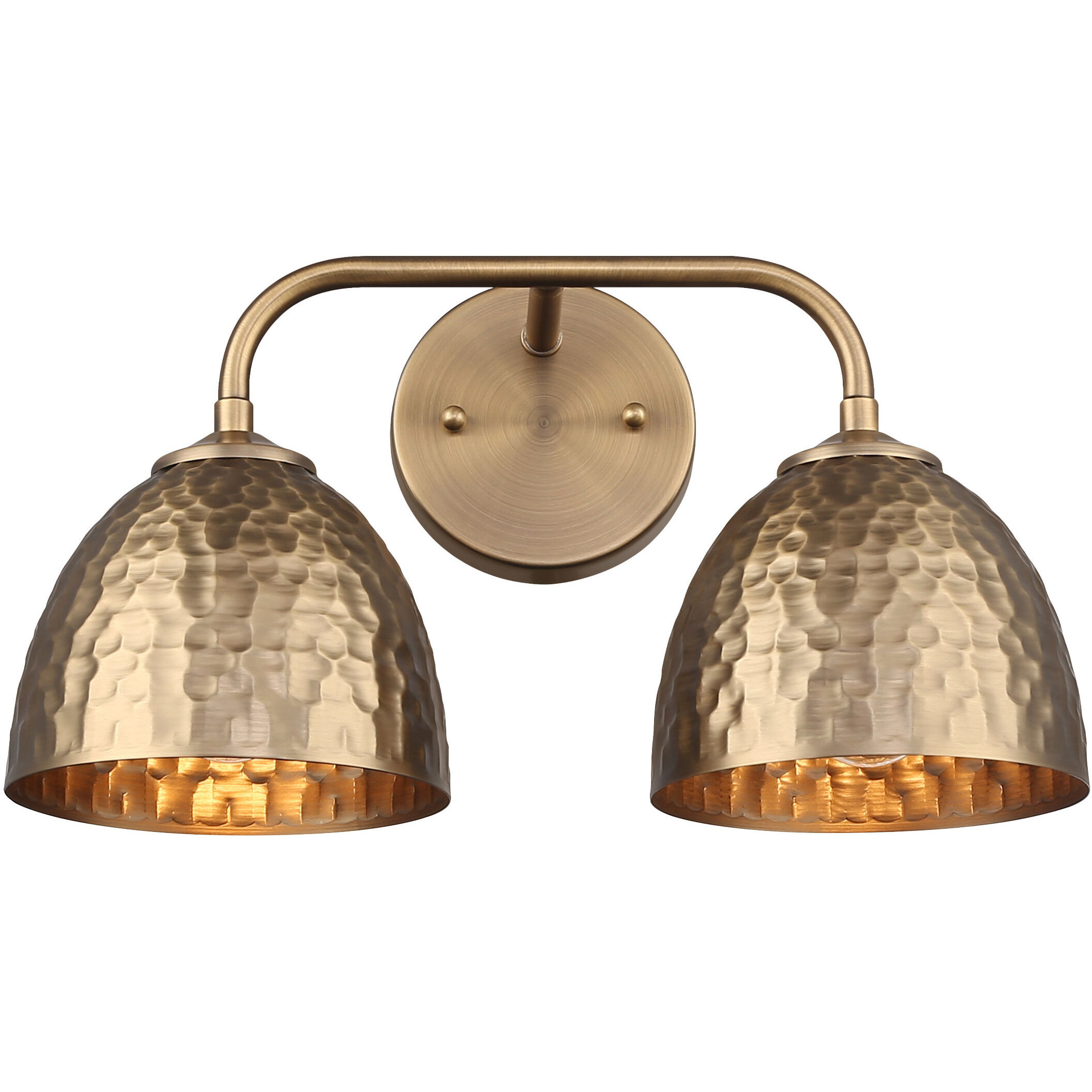 Shepard Vanity Wall Light in Modern Brass