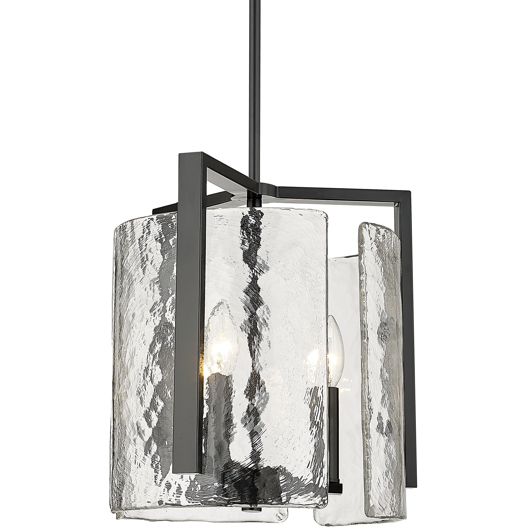 Aenon 3 Light 13 inch Matte Black Pendant Ceiling Light