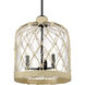 Nassau 3 Light 14.88 inch Matte Black Pendant Ceiling Light