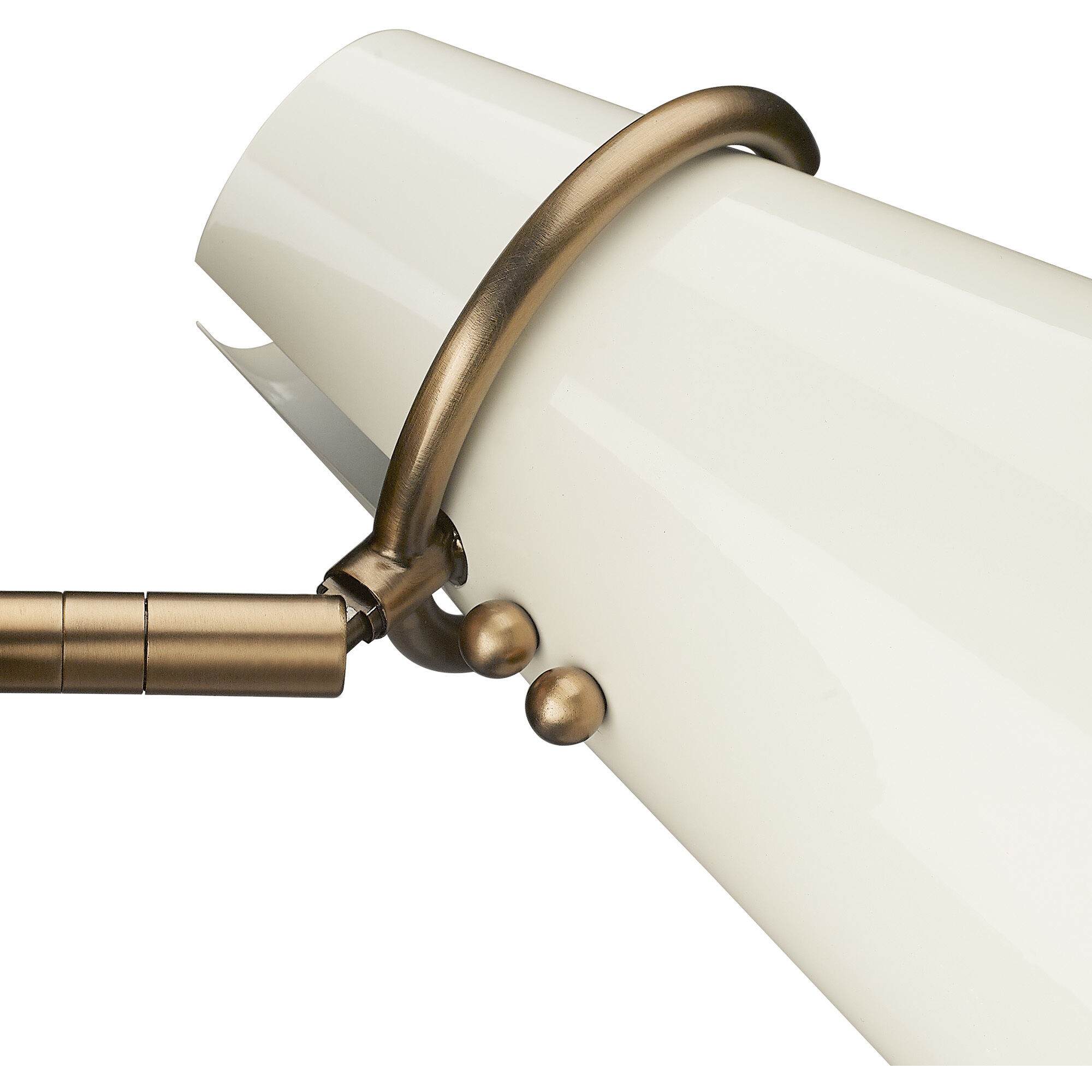 Reeva Vanity Wall Light in Glossy Ecru