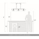 Glacier Linear Pendant Ceiling Light