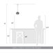 Calypso 1 Light 7.63 inch Matte Black Mini Pendant Ceiling Light