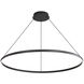 Veritas 35.38 inch 80.00 watt Sand Black Chandelier Ceiling Light