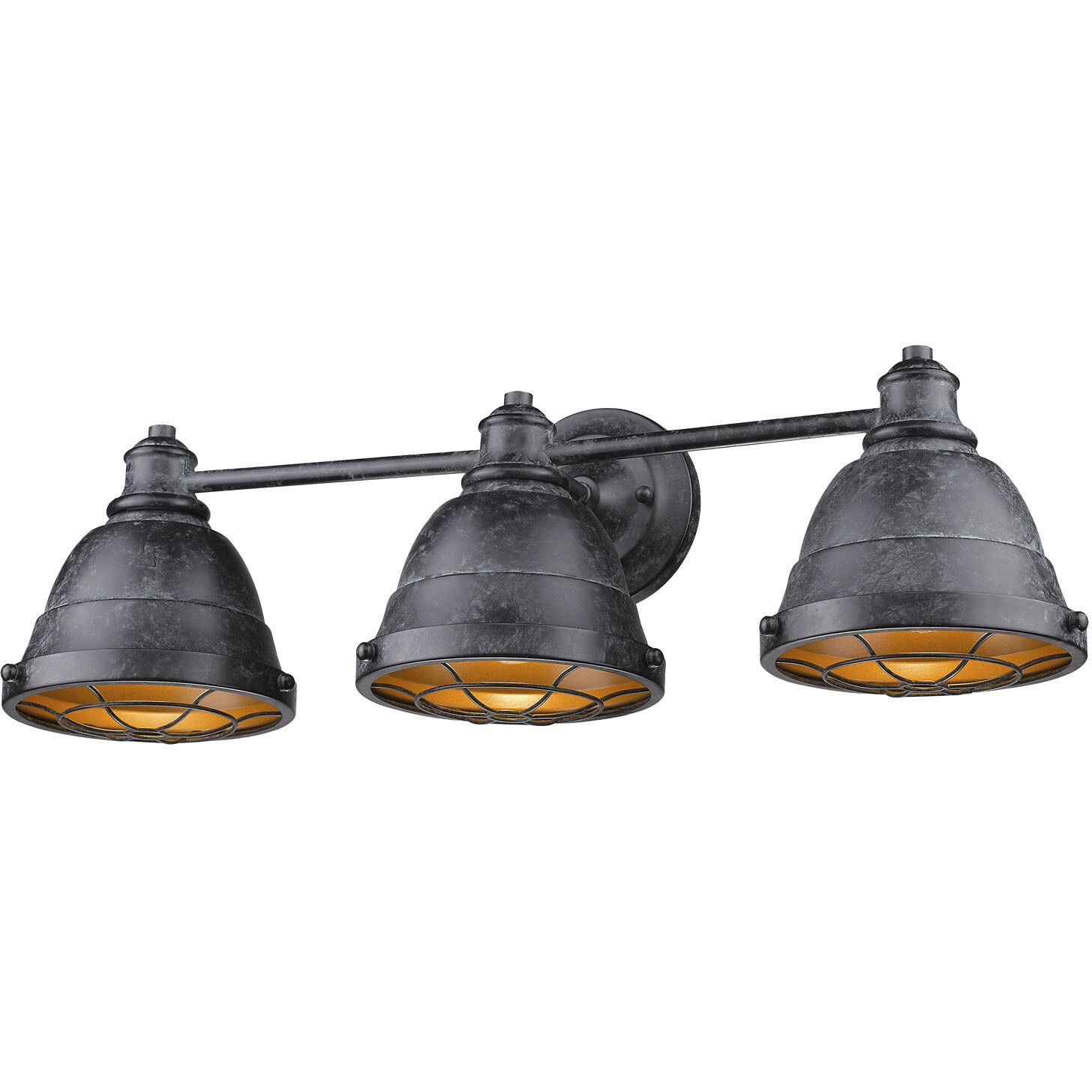 Bartlett Vanity Wall Light in Black Patina