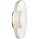 Luminwood 1 Light 12 inch Polished Nickel ADA Wall Sconce Wall Light