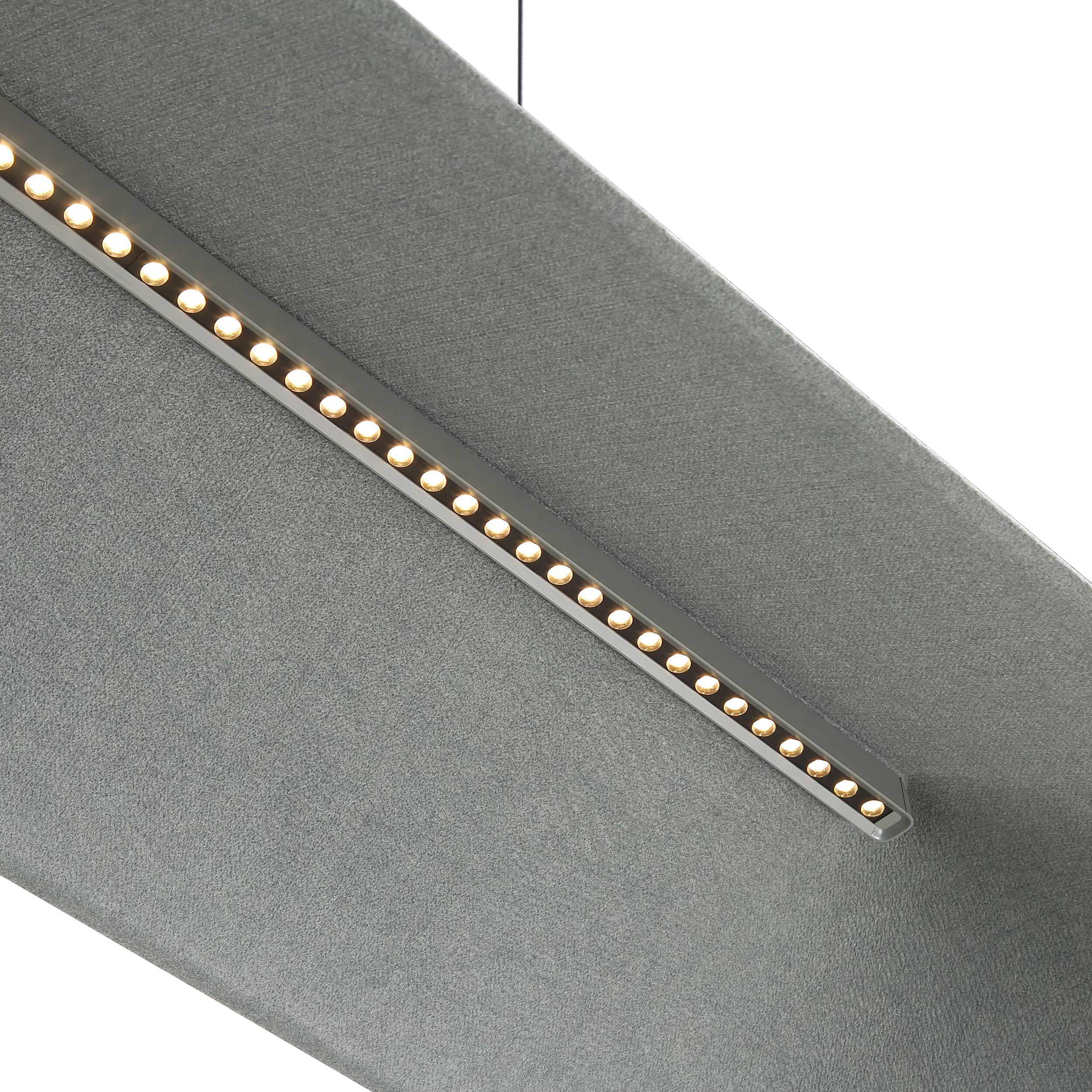 Faroe Island Light Ceiling Light in Flecked Black/Grey