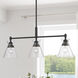 Malta Island Light Ceiling Light in Matte Black