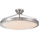 Cameron 1 Light 30 inch Polished Nickel Semi-Flush Mount Ceiling Light