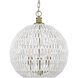 Florence 3 Light 18.5 inch Brushed Champagne Brass Pendant Ceiling Light