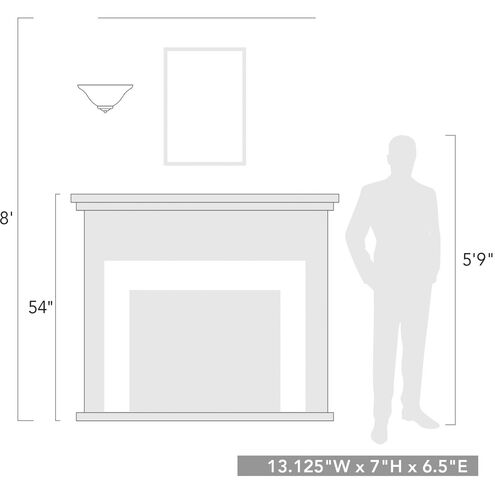 Multi-Family 1 Light 13 inch Rubbed Bronze Wall Sconce Wall Light