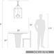 Payton 4 Light 16 inch Matte Black Pendant Ceiling Light, Caged