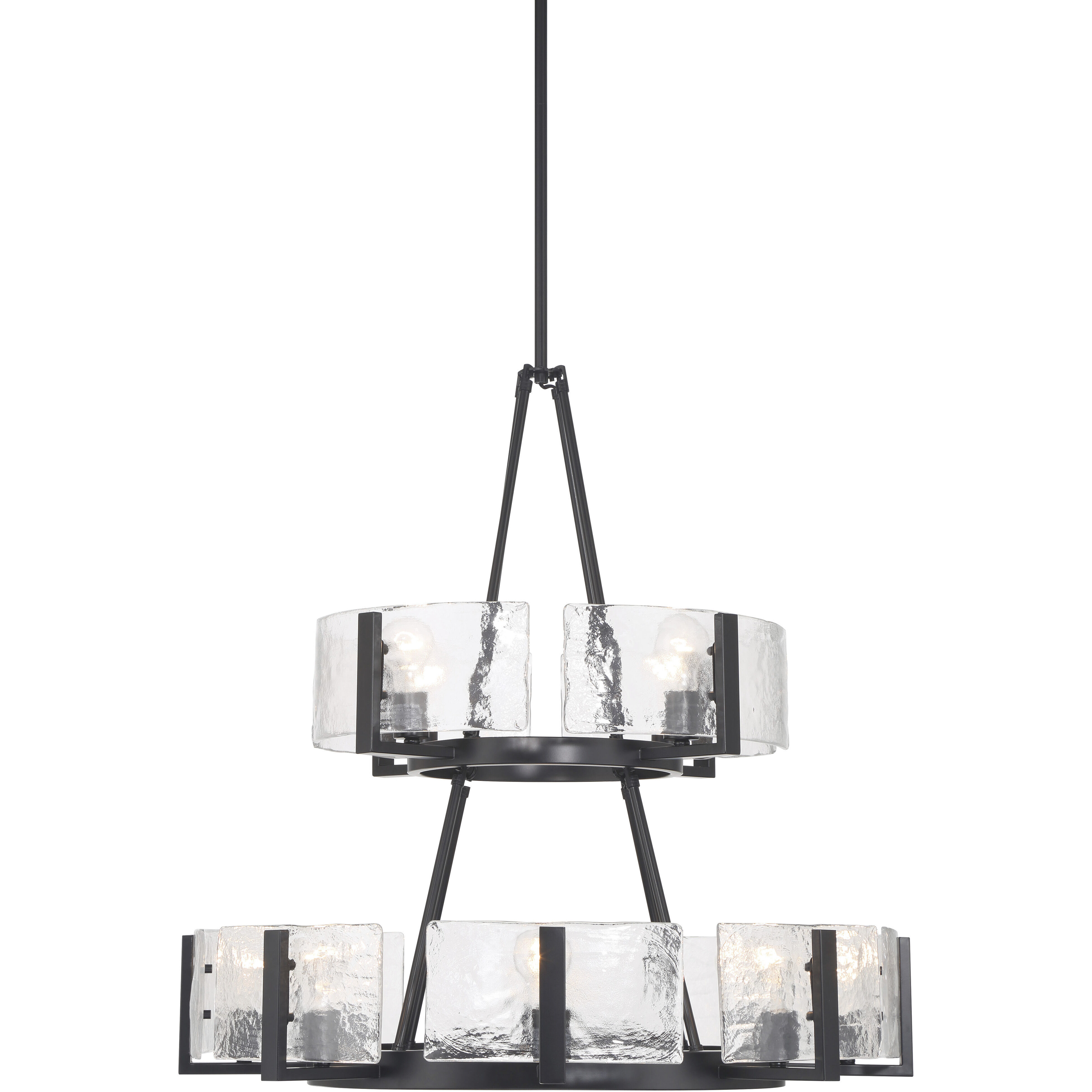 Aenon 12 Light 32 inch Matte Black Chandelier Ceiling Light