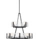 Aenon 12 Light 32 inch Matte Black Chandelier Ceiling Light