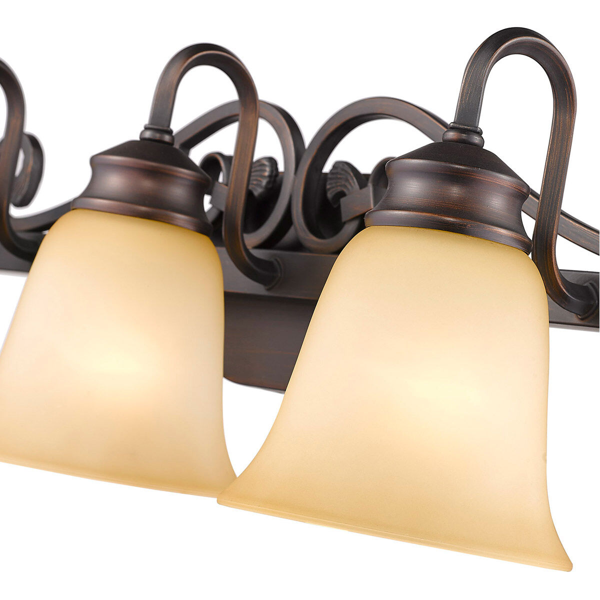 Golden Lighting 4074 3 RBZ Belle Meade 3 Light 28 inch Rubbed Bronze Bath Vanity Wall Light