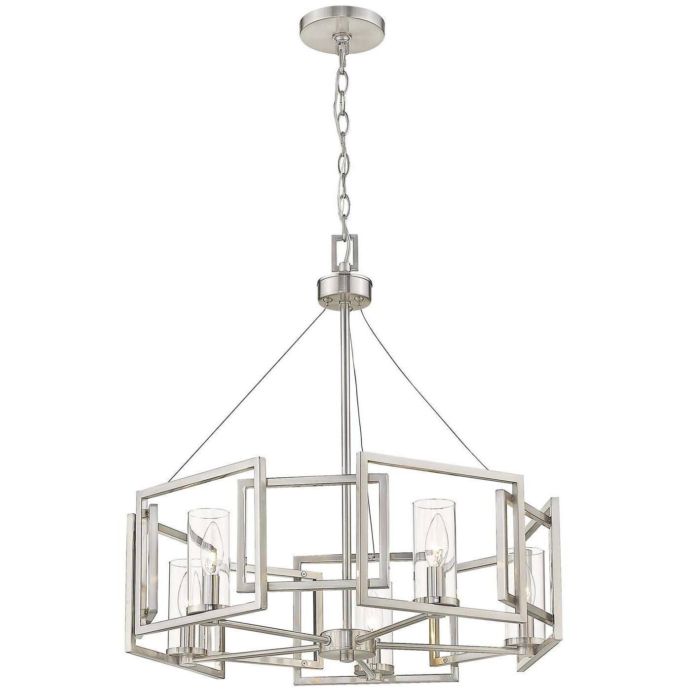 Marco 5 Light 24.5 inch Pewter Chandelier Ceiling Light