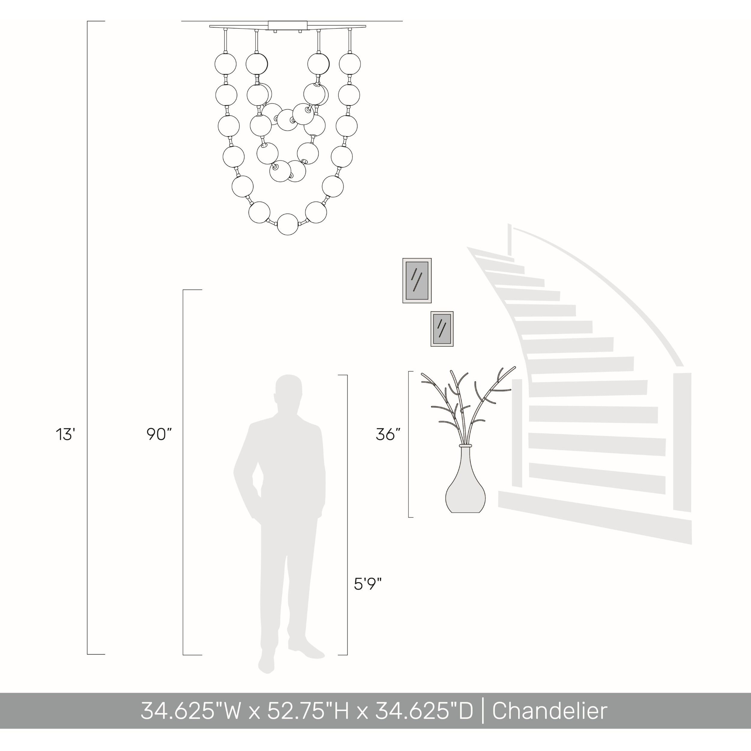 Pearla Pendant Ceiling Light in Brushed Champagne Brass