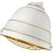 Bartlett Pendant Ceiling Light in French White, Small