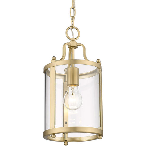 Payton 1 Light 7 inch Brushed Champagne Bronze Mini Pendant Ceiling Light
