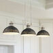 Kinsley Island Light Ceiling Light in Antique Black Iron