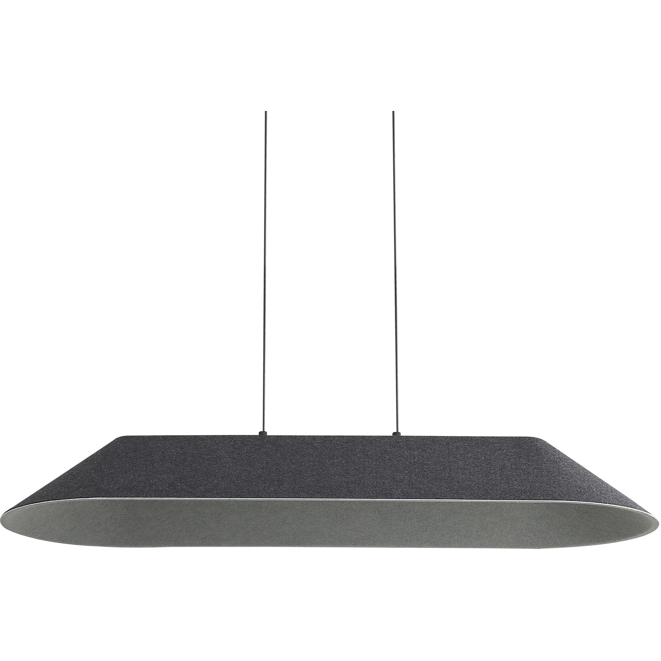 Faroe Island Light Ceiling Light in Flecked Black/Grey