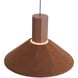 Faroe LED 13.13 inch Coffee/Black Pendant Ceiling Light