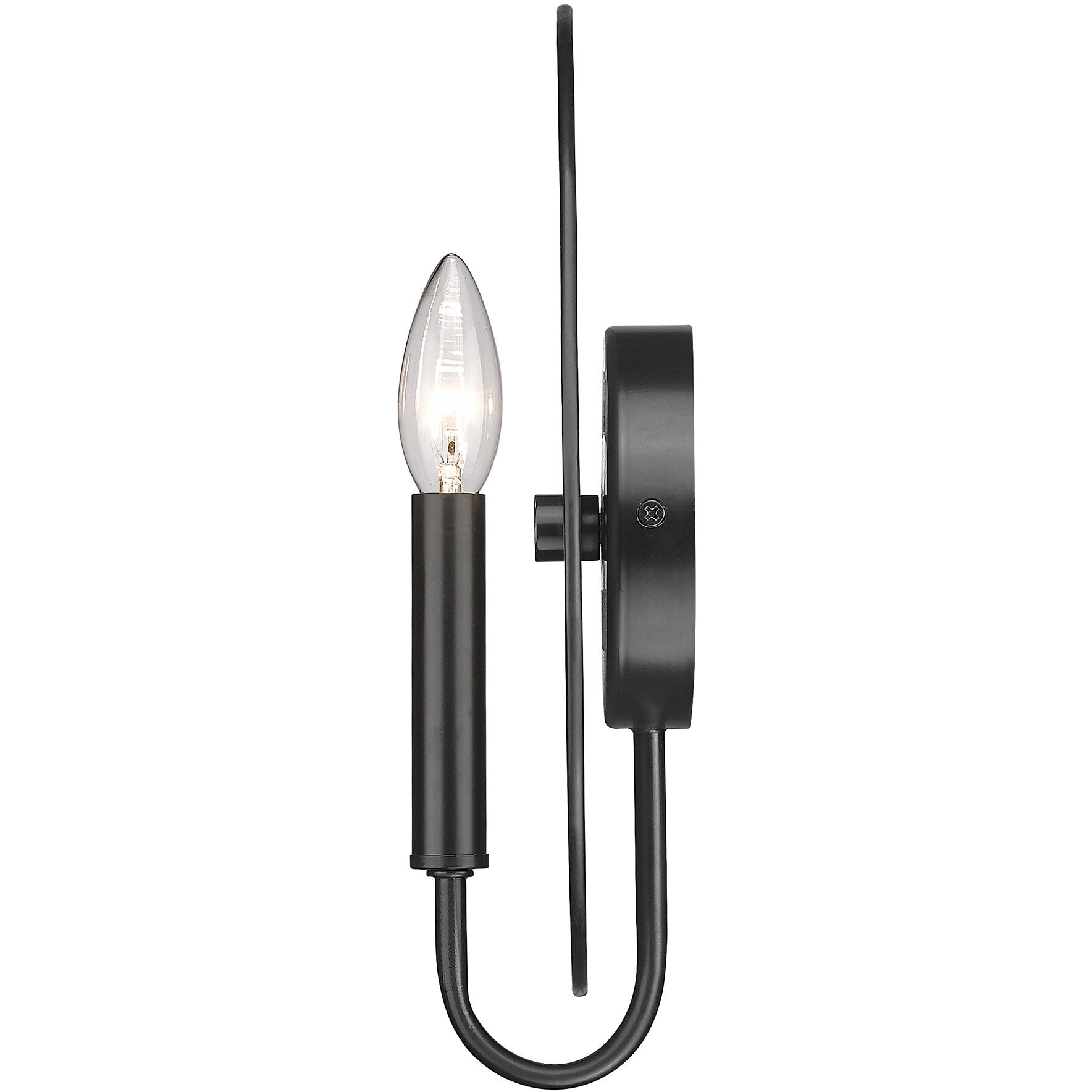 Tessa 1 Light 8.5 inch Matte Black Wall Sconce Wall Light
