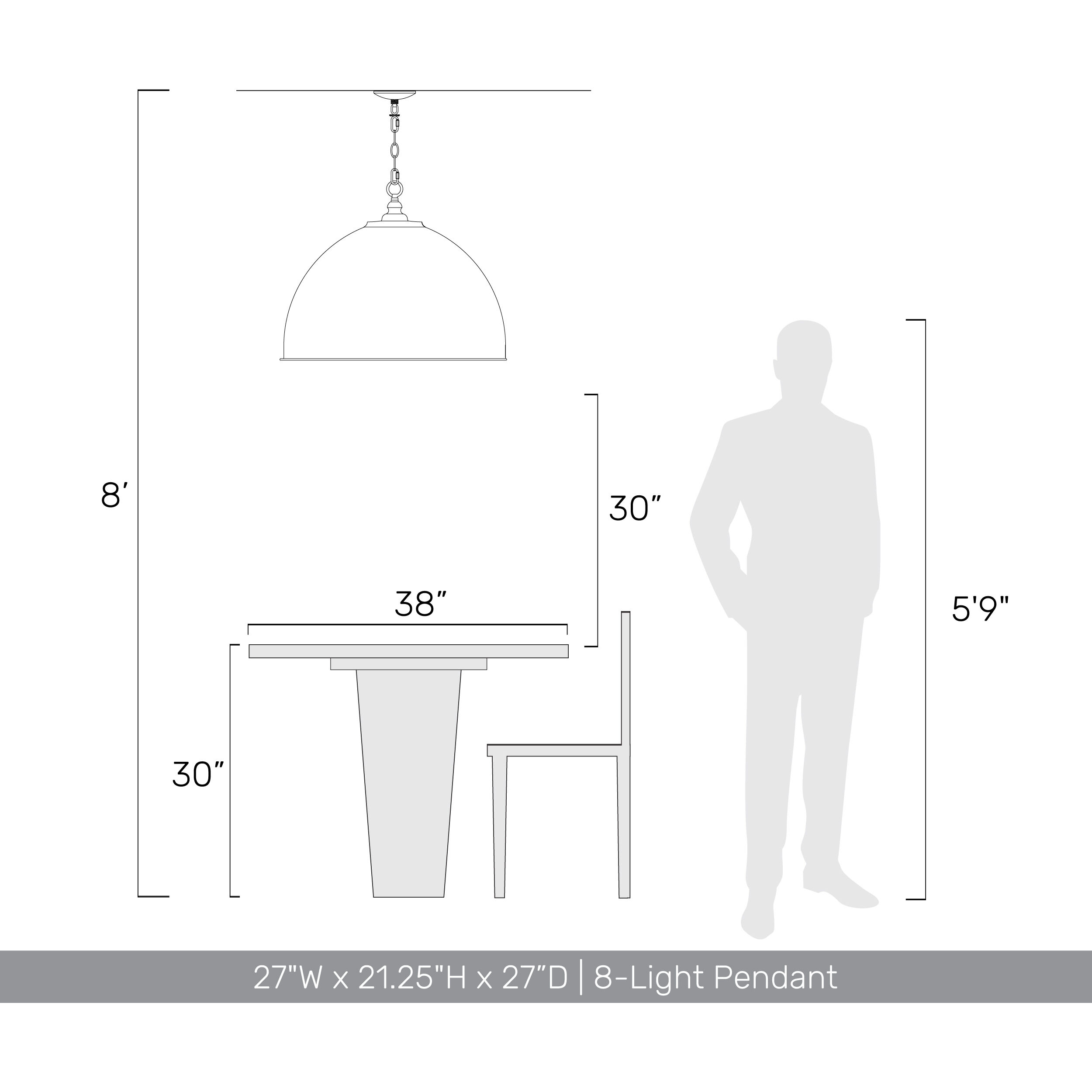 Alison Pendant Ceiling Light in Antique Ivory
