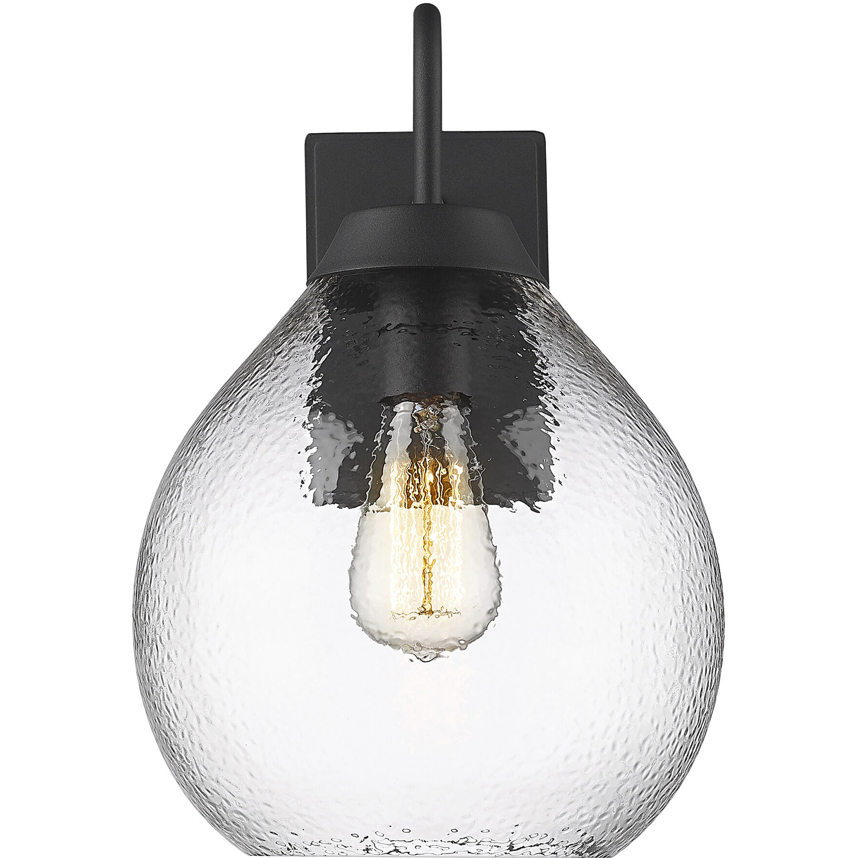 Ariella 1 Light 14.75 inch Natural Black Outdoor Wall