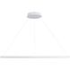 Veritas LED 47.25 inch Sand White Ring Chandelier Ceiling Light
