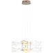 Vetrina LED 23.38 inch Light Gold Pendant Ceiling Light