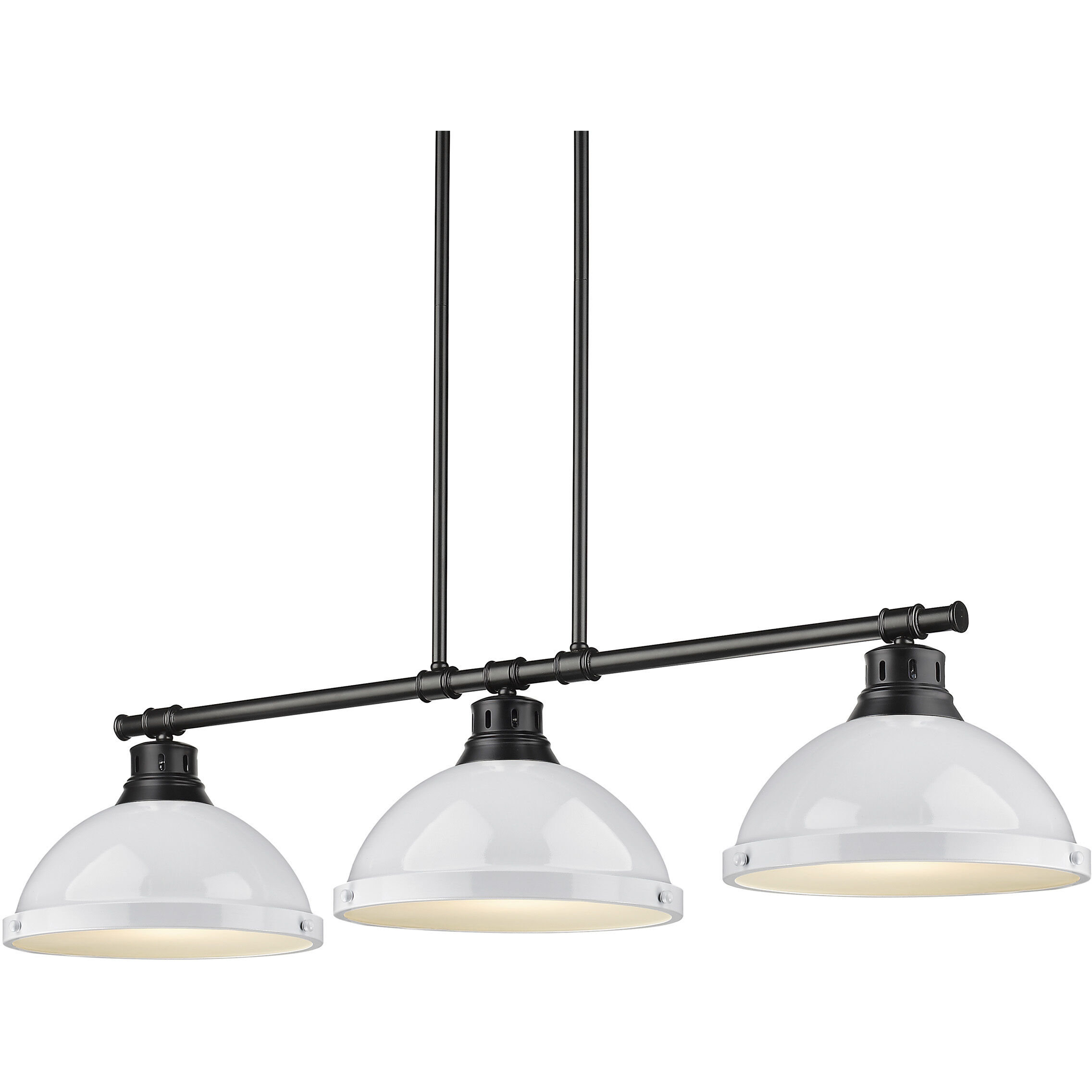 Yep Duncan Island Light Ceiling Light in Matte Black, White