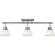 Duncan 3 Light 6.5 inch Pewter Semi-Flush Track Light Ceiling Light in Matte White, Damp