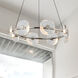 Ziva Celestia 32 inch 4.00 watt Chrome Chandelier Ceiling Light