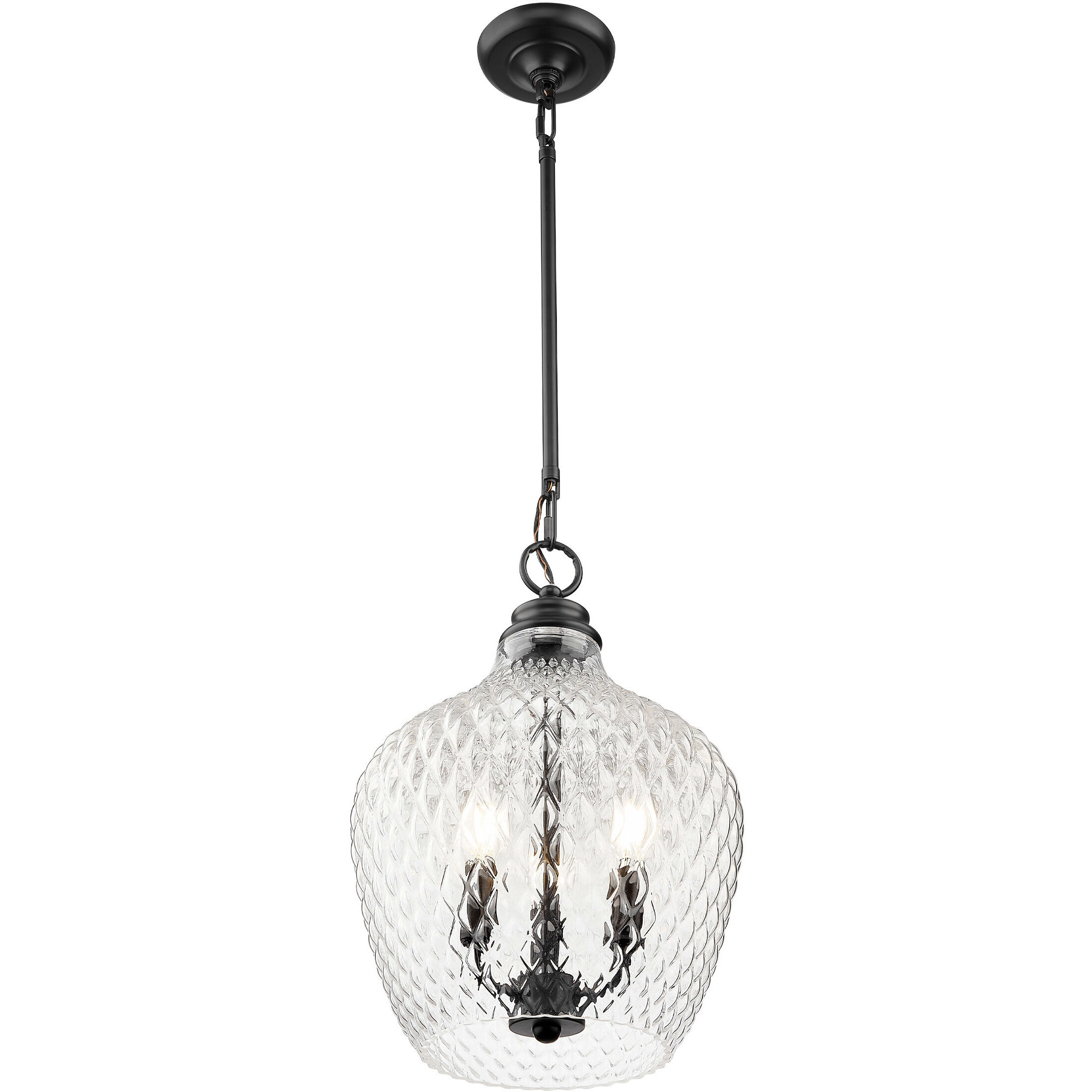 Adeline Pendant Ceiling Light in Matte Black