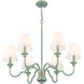 Cheshire 31.25 inch 60.00 watt Antique Teal Chandelier Ceiling Light