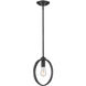 Colson 1 Light 9.88 inch Matte Black Pendant Ceiling Light in No Shade