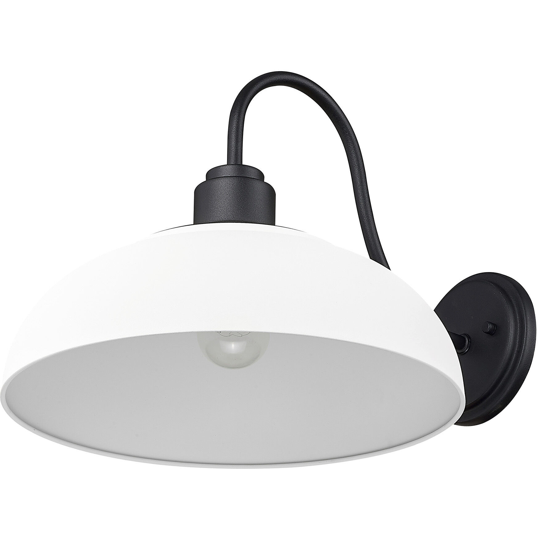 Yep Levitt 1 Light 17.88 inch Natural Black Outdoor Wall in Natural White