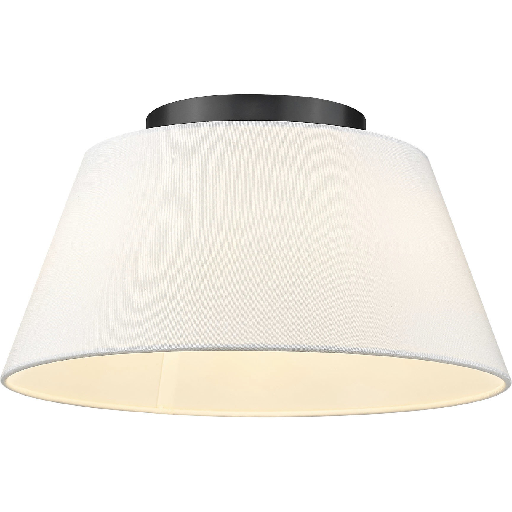 Penn 3 Light 16 inch Matte Black Flush Mount Ceiling Light