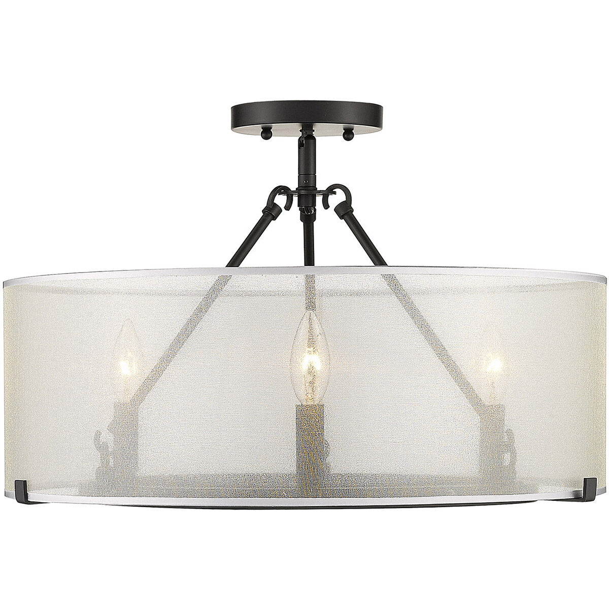 20 inch semi flush mount light sale